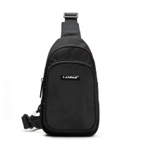 Мужская тканевая сумка-слинг Lanpad 63744 black