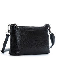 Женский молодежный кожаный клатч ALEX RAI 3092 black