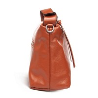 Женская кожаная сумка классическая ALEX RAI 91377 camel