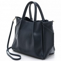 Кожаная сумка POOLPARTY Soho Remix darkblue