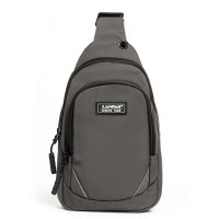 Мужская тканевая сумка-слинг Lanpad 8805 grey мал