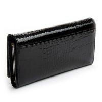 Женский лаковый кожаный кошелек PE DR. BOND PEW1-V black