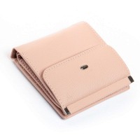 Женский кожаный кошелек Bright DR. BOND WS-33 pink
