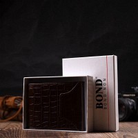 Кожаный мужской турецкий кошелек BOND 21990