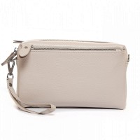 Молодежный клатч из кожи ALEX RAI BM 60071-HA-2 white