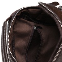 Мужская коричневая кожаная сумка Keizer K13657-brown