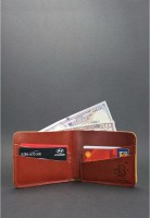 Мужское портмоне ручной работы из натуральной кожи BlankNote 4.1 Коньяк