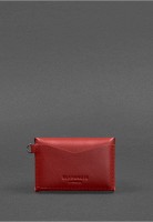 Женская кожаная монетница с клапаном 1.0 красный BN-CW-1-RED