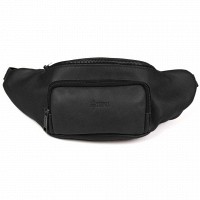 Мужская кожаная сумка бананка, сумка напоясная TARWA GA-3079-4lx