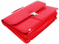 Женский портфель из эко кожи AMO SST08 красный