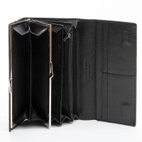 Женский лаковый кожаный кошелек PE DR. BOND PEW1-V-2 black