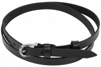Женский узкий кожаный ремень Skipper 1480-15