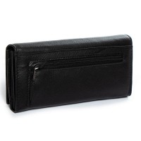 Женский кожаный кошелек Classik  DR. BOND W502-2 black