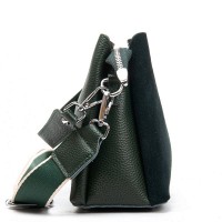 Женская замшевая сумка ALEX RAI 99119 green