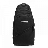Мужская тканевая сумка-слинг Lanpad 82084 black