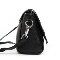 Женская кожаная молодежная сумка ALEX RAI 99121 black
