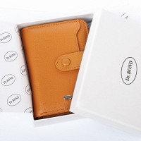 Женский кожаный кошелек Classik  DR. BOND WN-23-17 yellow