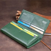 Женский кожаный кошелек ST Leather 19240 Зеленый
