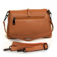 Женская кожаная сумка ALEX RAI 99104 l.brown