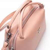 Женский молодежный кожаный клатч ALEX RAI F-5504 pink