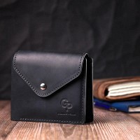 Кожаный мужской кошелек ручной работы GRANDE PELLE 16802 