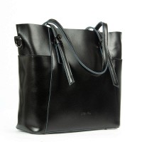 Женская кожаная сумка ALEX RAI 315 black