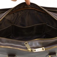 Мужская коричневая кожаная сумка-портфель TARWA rc-4666-4lx