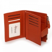 Женский кожаный кошелек Classik  DR. BOND WN-23-11 orange