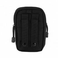 Сумка-велобагажник из полиэстера черного цвета TRAUM 7019-30