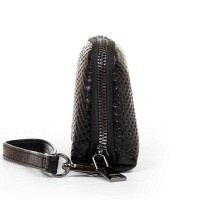 Женская кожаная косметичка Cosmetic 60095-1 black