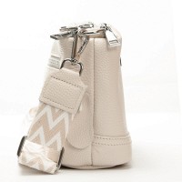 Женский молодежный кожаный клатч ALEX RAI 29012 l.beige