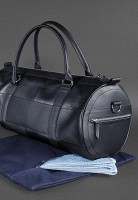 Мужская  кожаная сумка Harper темно-синяя краст  BN-BAG-14-NAVY-BLUE