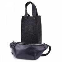 Кожаная сумка на пояс GRANDE PELLE 11569