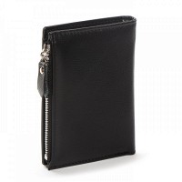 Женский кожаный кошелек Classik  DR. BOND WN-23-8 black
