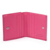 Женский кожаный кошелек Bright DR. BOND WS-219 plum-red