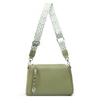 Женская кожаная сумка ALEX RAI 8958 green
