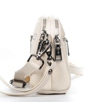 Женский молодежный кожаный клатч ALEX RAI 6088 white