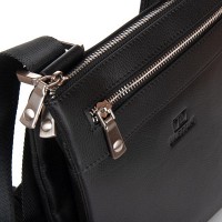 Мужская кожаная сумка через плечо BRETTON 5579-3 black