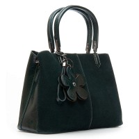 Женская замшевая сумка ALEX RAI 385 green