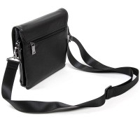 Мужская кожаная сумка через плечо BRETTON 5387-4 black