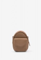 Кожаная женская сумка	мини The Wings Kroha tw-kroha-dark-beige-flo