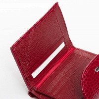 Женский лаковый кожаный кошелек PE DR. BOND PEW44-1 red
