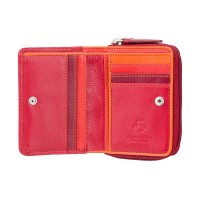 Женский кожаный кошелек Visconti RB53 Hawaii c RFID (Red Multi)