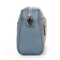 Женская кожаная сумка классическая ALEX RAI 99122 l.blue