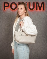 Женская кожаная сумка ALEX RAI 5002-9 grey