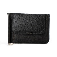 Мужской кожаный зажим для купюр BE BRETTON 168-L27 black