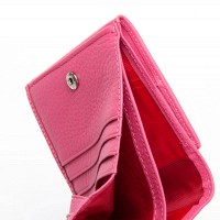 Женский кожаный кошелек Bright DR. BOND WS-219 plum-red