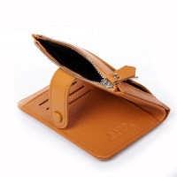 Женский кожаный кошелек Classik  DR. BOND WN-23-17 yellow