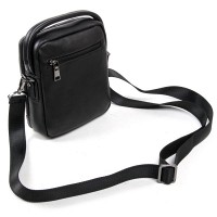 Мужская кожаная сумка через плечо BRETTON 411-5 black