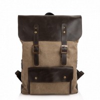 Мужской кожаный рюкзак для ноутбука TARWA TA-1241-4lx для ноутбука 17" дюймов